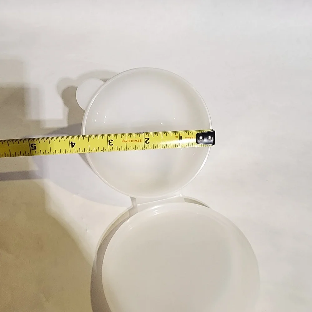 ☀️ Tupperware Forget Me‎ Not Hanging Tomato Onion Keepers LG WHITE